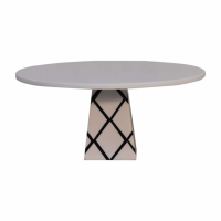 White Cross Base Resin Cake Stand