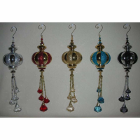 Set Sparkly Hanging Decoration