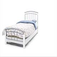 Tetras Silver With Beech Posts 90 Cm Silver Bed +Gb Beech Posts