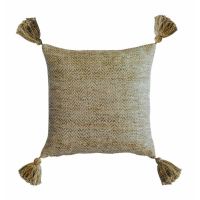 PET Tassel Cushion Ochre
