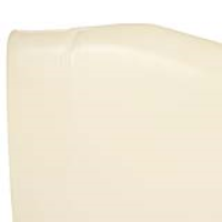 Rosa 180 Cm Cream Faux Leather Headbrd