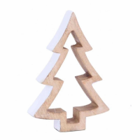 The Noel Collection Snowy Standing Wooden Tree