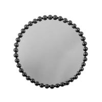 Size mm 700 Black Ceretti Round Mirror Black