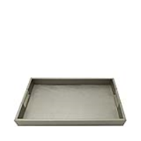 Pewter Faux Litchi Grain Tray