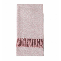 Faux Mohair Throw Blush