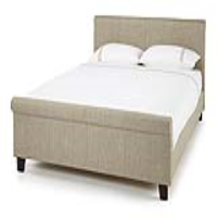 Hazel 120 Cm Linen Upholstered Bed
