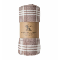 Rolled Fleece Taupe 1400x1800mm