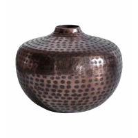 Vase Round Bronze