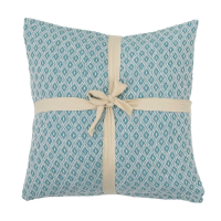 Simply Green Recy Cotton Geo Cushion 2pk