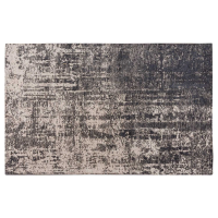 Aria Large Abstract Polyester Fabric Grey Rectangular Rug 120x170cm