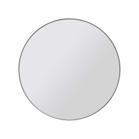 Thin Slim Framed Bronze Metal Circular Large Round Wall Mirror 80cm Diameter