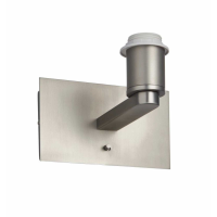 USB Wall Light Matt Nickel