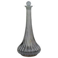 The Noel Collection Smoked Midnight Elle Decorative Decanter