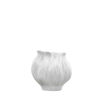 White Flora Vase White
