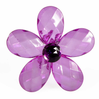 Purple Flower Napkin Holder