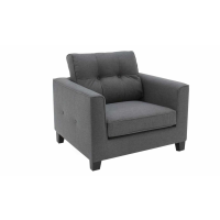 Astrid 1 Seater Charcoal New