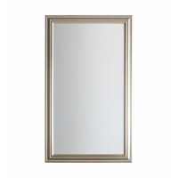 Mirror Brushed Steel Leaner