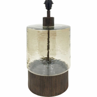 Urban Copper Lustrer Glass Lamp 49cm height (base only) E27 16in shade