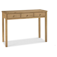 Modern Oak Bedroom Dressing Table or Home Office Study Desk 3 Drawers