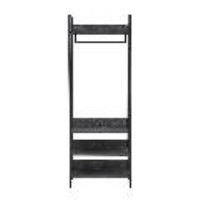Open Wardrobe With 4 Shelves