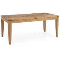 Modern Large Oak Extending Dining Table 6 to 8 Seater 180 to 230cm