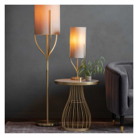 Modern Style Gold Twist Round Floor Standing Living Room Lamp 166x30cm