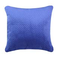 Value 45 X 45 Royal Blue Geo Cushion