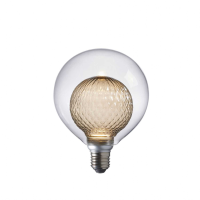 Grey 3W LED E27 Warm White