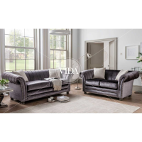 Giselle 2 Seater Charcoal 2 Scatters