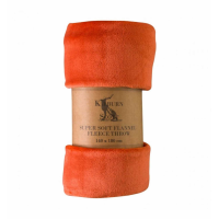 Flannel Fleece Burnt Orange