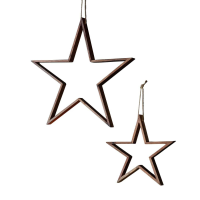 Andonno Wooden Stars Set of 2