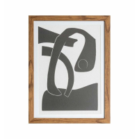 Line Drawing Framed Art