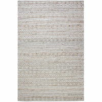Girvan Hand Woven Pit Loom Ivory 160x230cm Hemp Rug