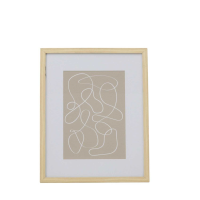 Line Drawing Framed Art