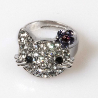 Kitty Flower Ring Tanzanite