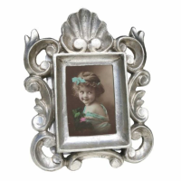 Silver Gilt Leaf Photo Frame