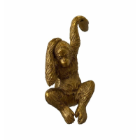 Orangutan Pot Hanger Gold (2pk)