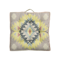 Green Haiti Global Dia Floor Cushion Multi