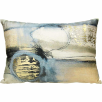 Studio Blue Rectangular Velvet Cushion 35x50cm