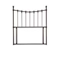 Marseille 135 Cm Black Double Headboard