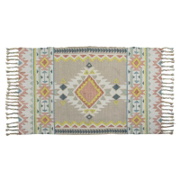 Green Aztec Killim Rug Multi Small