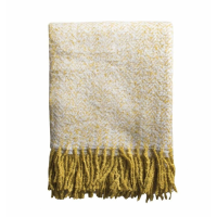 Mohair Throw Ochre