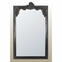 Rocaille Black Bevelled Mirros