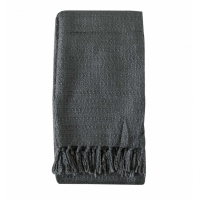 Textured Throw Grey