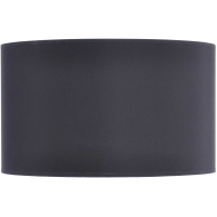 Black and Silver Lined Drum 20in Lampshade