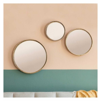 Set of 3 Mirrors Natural