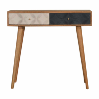 Milan Navy And White Console Table