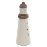 Medium Slat Window Light House Ornament