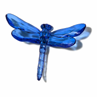 Blue Dragonfly With Spike