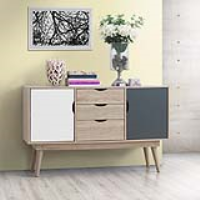 2 Sideboard With 2 Doors And 3 Drawers